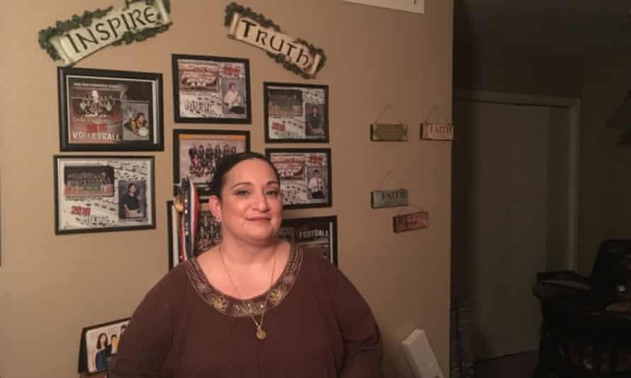 Activist Patricia Gonzales lived in Manchester for three years in the 1990s, and left after she and her baby fell sick. ‘We’re just sitting ducks, basically, in these areas where the refineries are, all over the states.’