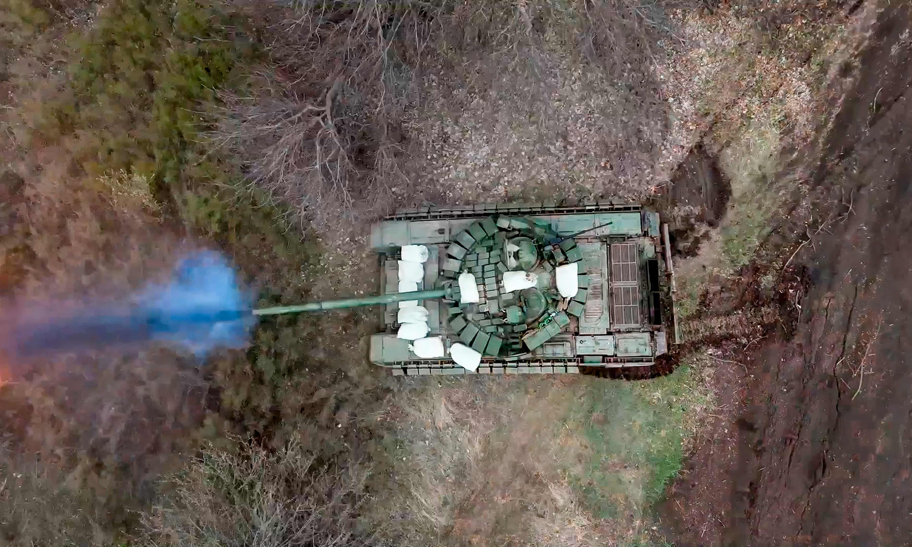 Moscow has hit Ukraine with almost 900 guided bombs in March, Zelenskiy says (theguardian.com)