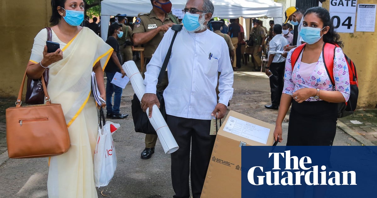 Stay apart and bring a pen: Sri Lanka goes to the polls during pandemic