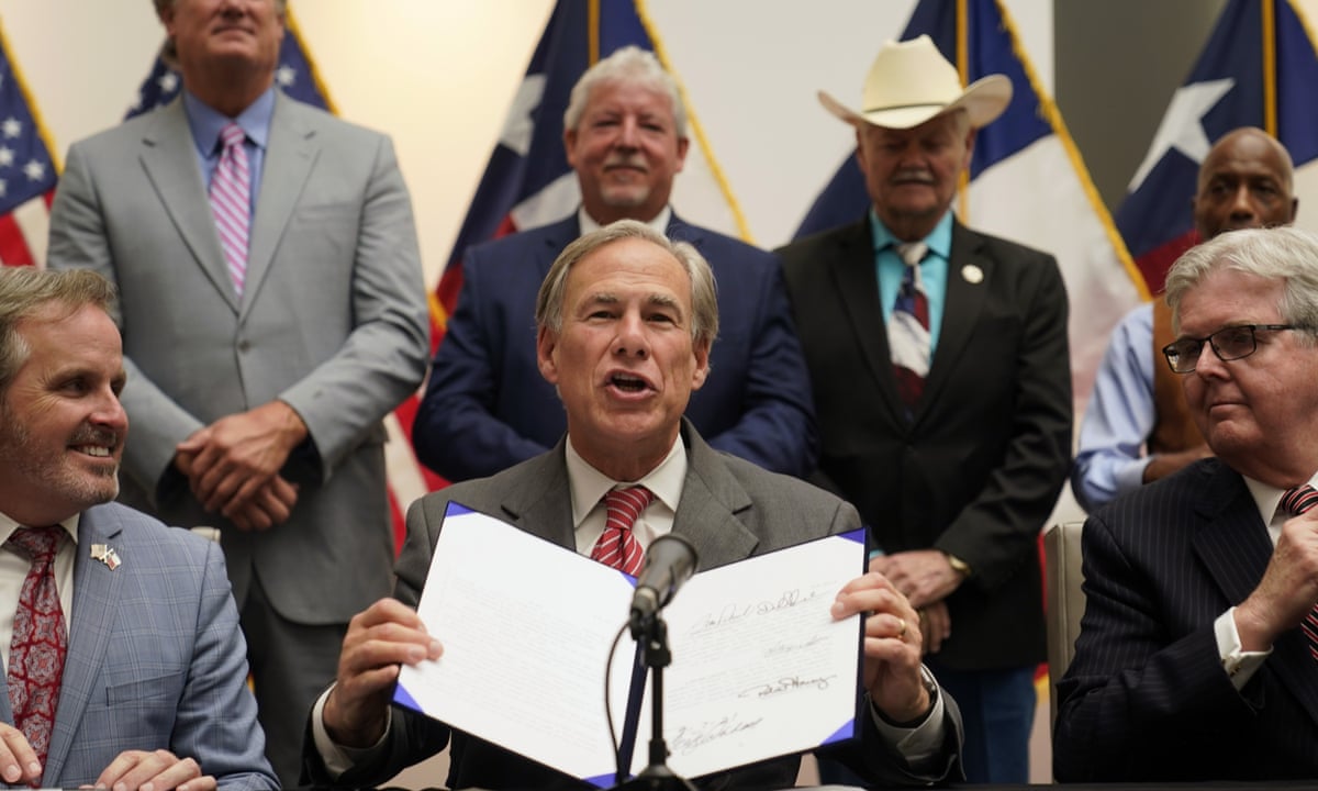 Texas governor signs controversial voting restrictions into law | Texas | The Guardian