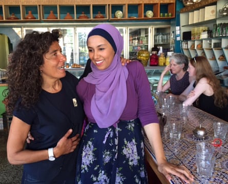 Founder of Muslim speed dating, Hana Assafiri (left) with Toltu Tufa.