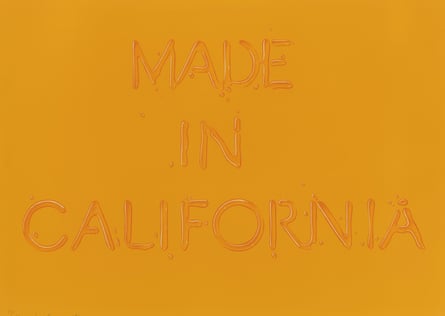Edward Ruscha, Made in California (1971).