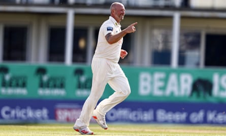 Kent’s Darren Stevens has enjoyed a lot of success against good Australian Test batters in English conditions – despite being 45 years old.