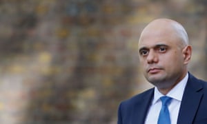 Home secretary Sajid Javid