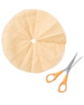 cut out a circle of greaseproof paper