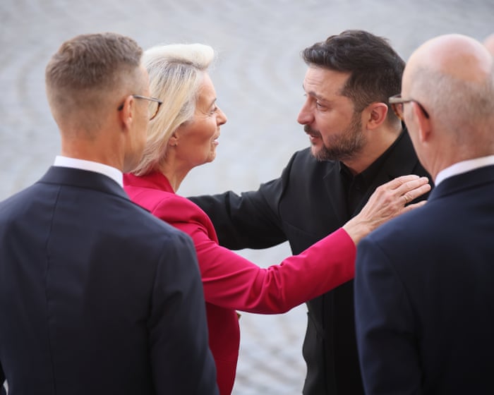 Ursula von der Leyen in Kyiv to announce new defence initiatives as Ukraine and Russia exchange strikes – Europe live
