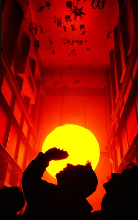 Here comes the sun … Olafur Eliasson’s Weather Project installation in Tate Modern’s Turbine Hall, 2003-04.