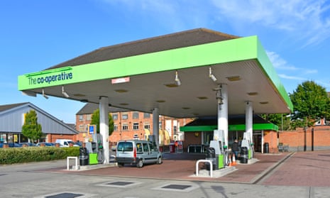 Co-op petrol service station