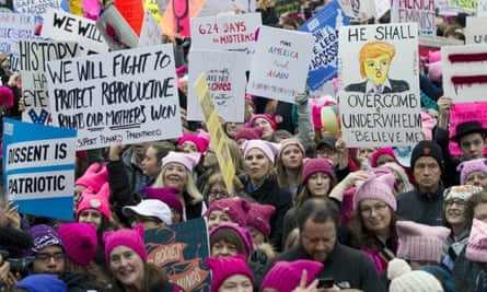 A Women’s March in Washington in 2017