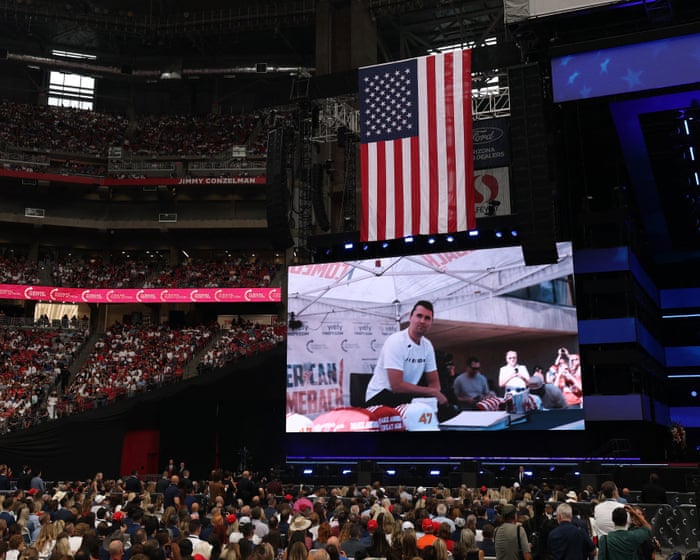Tens of Thousands Attend Charlie Kirk Memorial in Arizona, Featuring Speeches from Notable Figures