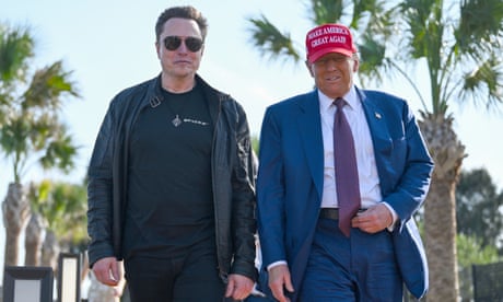Elon Musk with Donald Trump