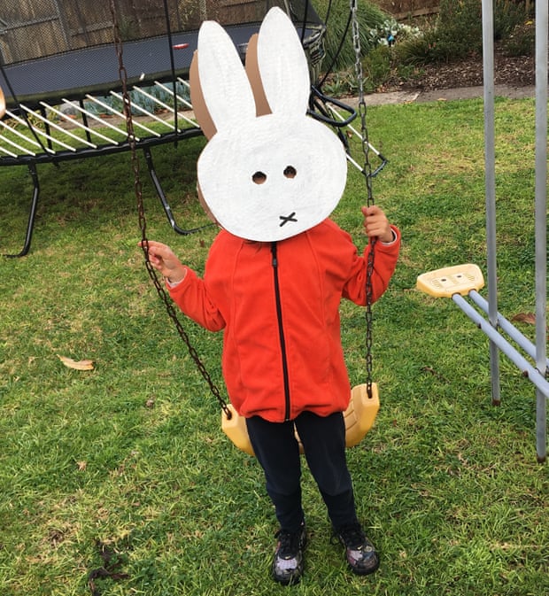 The simple act of putting something else on a child's head can do wonders for Book Week costumes. Here, Camilla Hannan's youngest child is dressed as Miffy.