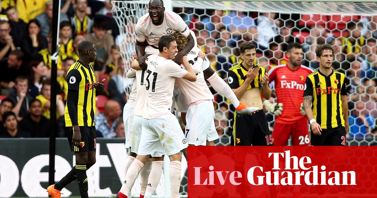 Watford 1-2 Manchester United: Premier League  as it <a href='https://zofsports.blogspot.com/'>ดู บอล สด 3</a> happened