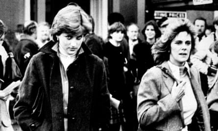 The then Lady Diana Spencer and Camilla Parker-Bowles at Ludlow Races in 1980.