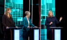 Rayner, Mordaunt, Farage and others quizzed on NHS, education and migration in general election debate clash – as it happened