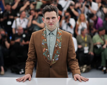 Best puppy-dog eyes and puppy-dog ears in the business … Harry Melling at Cannes.