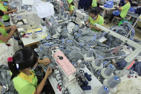 Garment workers in Vietnam