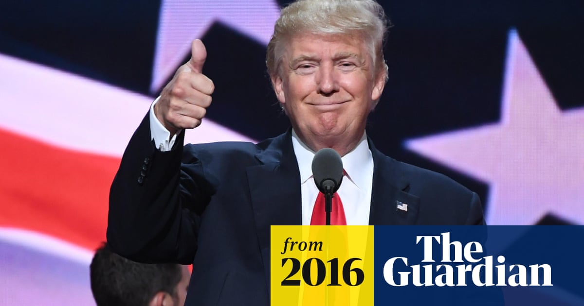 Trump at Republican convention soundcheck 'I love the media' video US news The Guardian