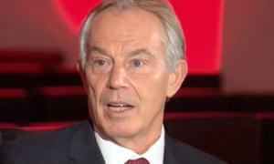Tony Blair speaking on Sky News