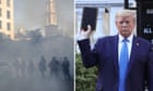 Protesters brutally dispersed ahead of Trump's photo opportunity with a Bible – video thumbnail
