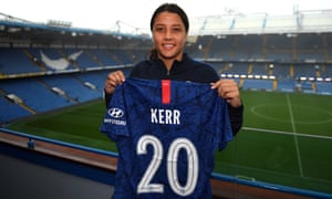 Chelsea Women Pull Off Major Coup In Signing Australia Striker Sam Kerr Sport The Guardian
