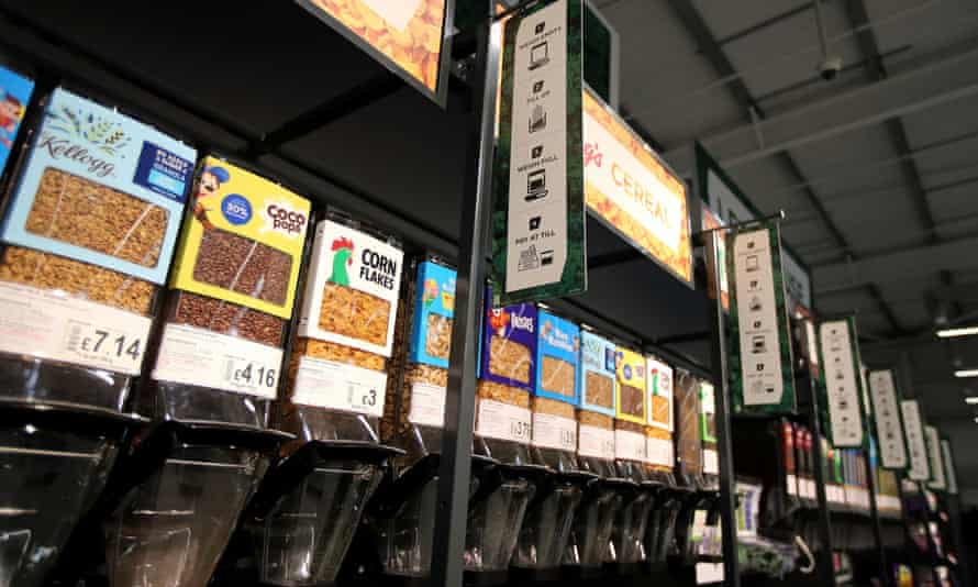 A 'refill zone' at an Asda store in Leeds