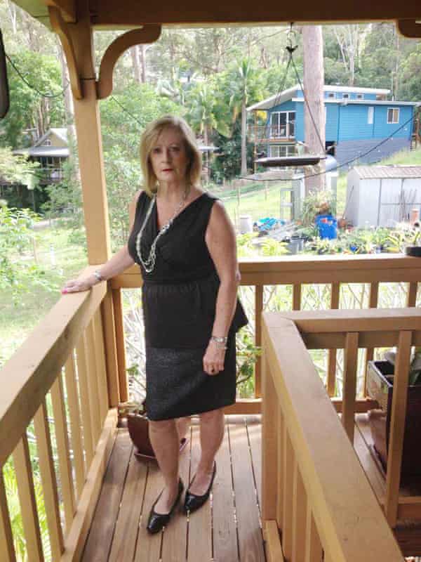 Maria on the verandah of the couple’s Smiths Lakes home a few weeks before the accident.