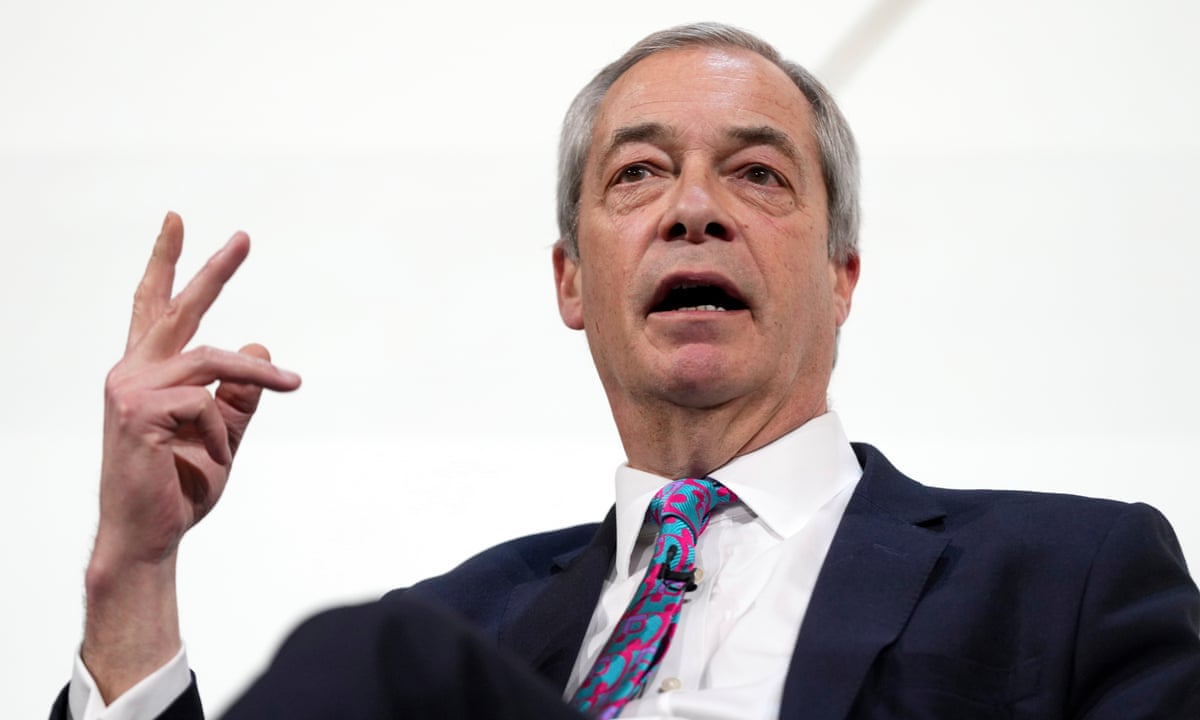 Nigel Farage says Tories 'not on the right in any measurable way' and calls Labour government 'miserable' – as it happened | Politics | The Guardian