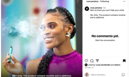 A Vuse Jamaica post.
