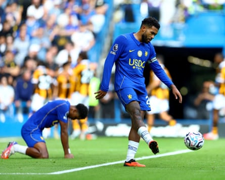 The Chelsea captain, Reece James, looks forlorn after Hull CityâÂÂs second goal at Stamford Bridge.