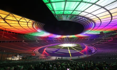 A general view during the Euro 2024 brand launch