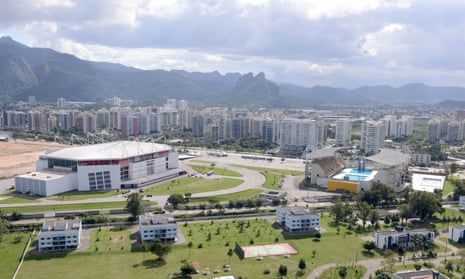 Rio’s Olympic Arena and Maria Lenk aquatic centre in the Barra da Tijuca area.