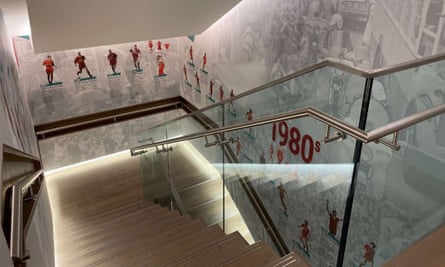 The ‘secret scouting stair’ for bringing potential recruits into the centre unseen.