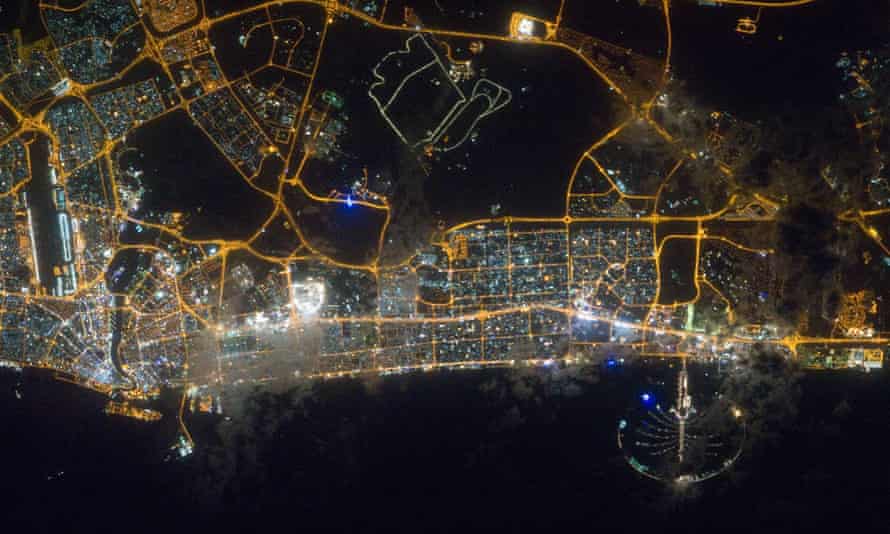 Dubai, which sits at the bottom end of the of the sleep spectrum. Light pollution is one factor that can influence sleep.