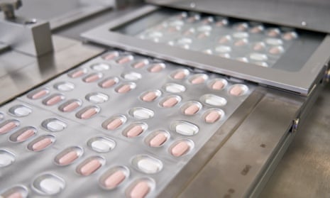 Pfizer's Covid-19 pill, Paxlovid, seen manufactured in Ascoli, Italy. The pharmaceutical giant announced a deal to make the pill available more cheaply in the world’s least-wealthy countries.