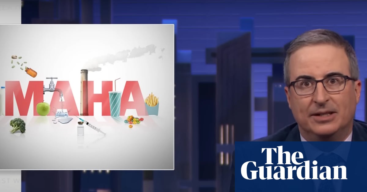 John Oliver sobre ‘Hagamos que Estados Unidos sea saludable otra vez’: “Un momento sombrío para estar en la salud pública” John Oliver sobre ‘Hagamos que Estados Unidos sea saludable otra vez’: “Un momento sombrío para estar en la salud pública”