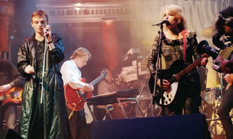 Brix Smith performing with Mark E Smith in the Fall in 1985.
