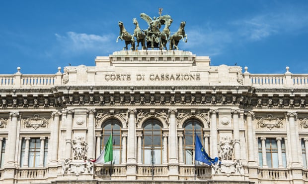 The court of cassation in Rome.