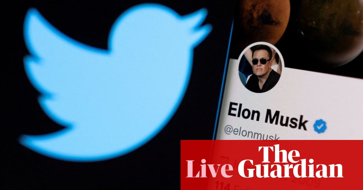 Elon Musk secures $46.5bn as he prepares hostile bid for Twitter – business live