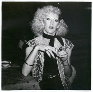 A performer in a drag show and cabaret at Tricia’s nightclub in Melbourne, March, 1979