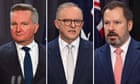 PM and ministers took two jets for clean energy announcement on RAAF advice, says Chris Bowen