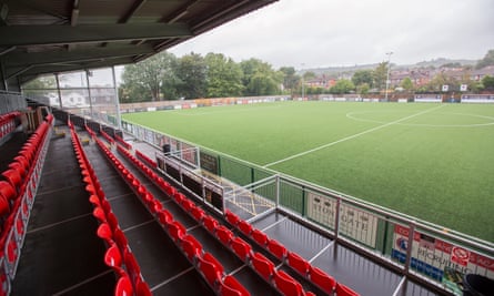 The main stand at Meadowbank. ‘It’s become a real hub of the community’.