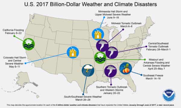 Hurricane Harvey Is A Billion Dollar Disaster America S 10th In