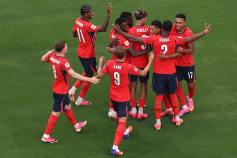 England score against Panama