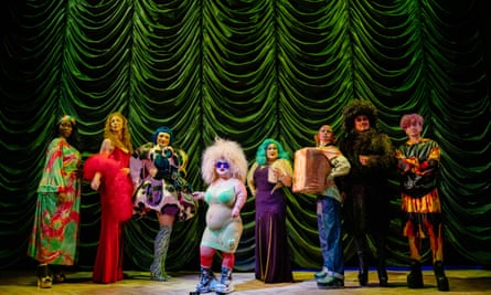 The cast of Sound of the Underground, written by Travis Alabanza.