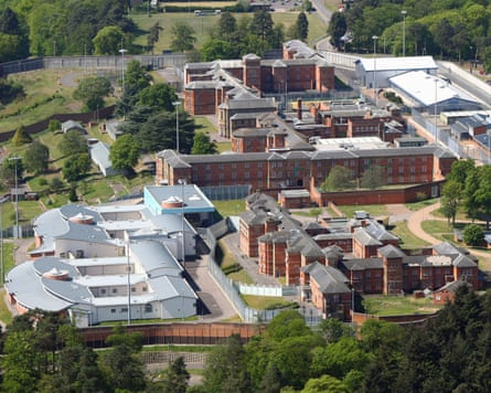 An aerial shot of the many buildings comprising the hospital