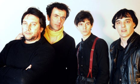 The Stranglers in 1982: Jet Black, Hugh Cornwell, Jean-Jacques Burnel and Dave Greenfield.