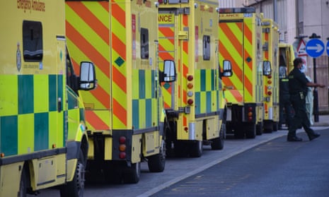Queues of ambulances outside English hospitals are becoming a more common sight.
