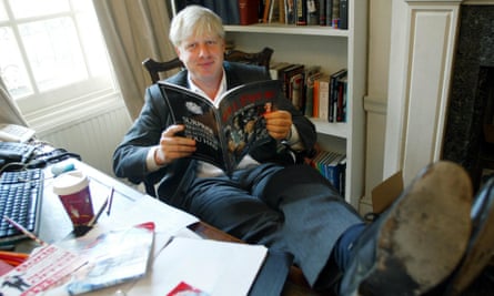 Boris Johnson as editor of the Spectator in 2003.
