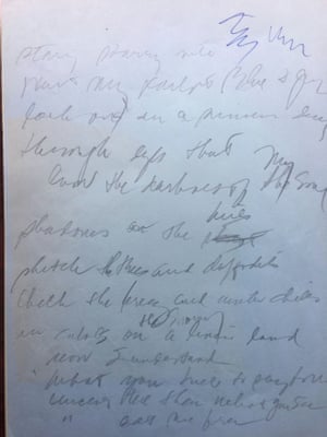 Don Mclean S Handwritten Lyrics To Vincent Up For Auction Music The Guardian